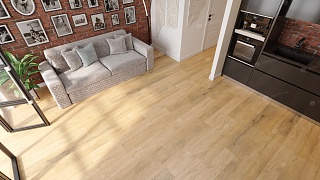 tile SPC laminate Honey oak ABA
