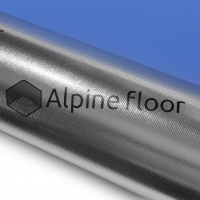 Image Backing ALPINE FLOOR Silver Foil Blue EVA 10000*1000*1,5 mm