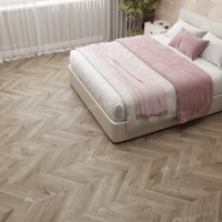 Image of Natural Bleached Chevron Oak