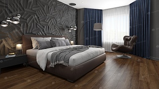 tile SPC laminate Oak chocolate ABA