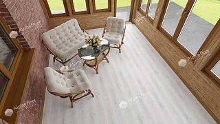 tile SPC laminate Bleached Oak