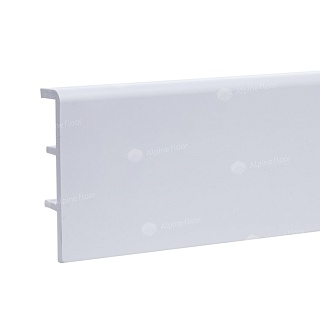 floor skirting board Rico Concept 80 White height 80 mm depth mm