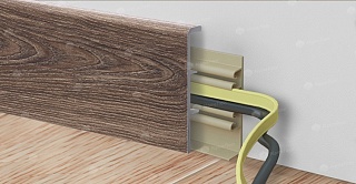 floor skirting board Rico Concept 80 Pistachio oak height 80 mm depth mm