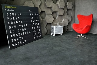 quartz vinyl tile Volcanic sand laminate