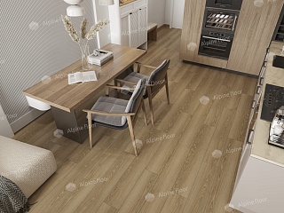quartz vinyl tile Oak Santana laminate