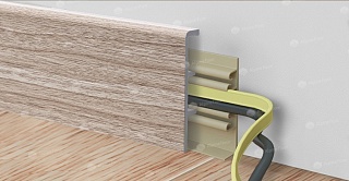 floor skirting board Rico Concept 80 Alpine cypress height 80 mm depth mm