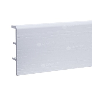 floor skirting board Rico Concept 80 White embossed skirting board height 80 mm depth mm