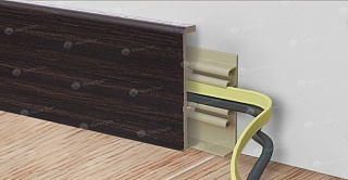 floor skirting board Rico Concept 80 Wenge Mali height 80 mm depth mm