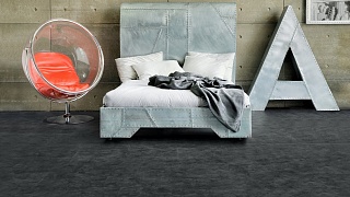 quartz Vinyl Tile Chipped Obsidian Laminate