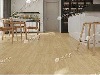 quartz vinyl tile OAK CREAM laminate