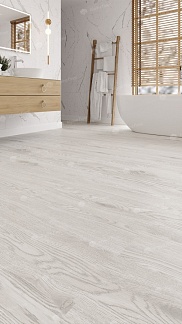 quartz vinyl tile Oak Arctic laminate